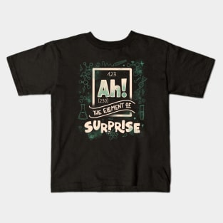 Ah! The Element Of Surprise by Tobe Fonseca Kids T-Shirt